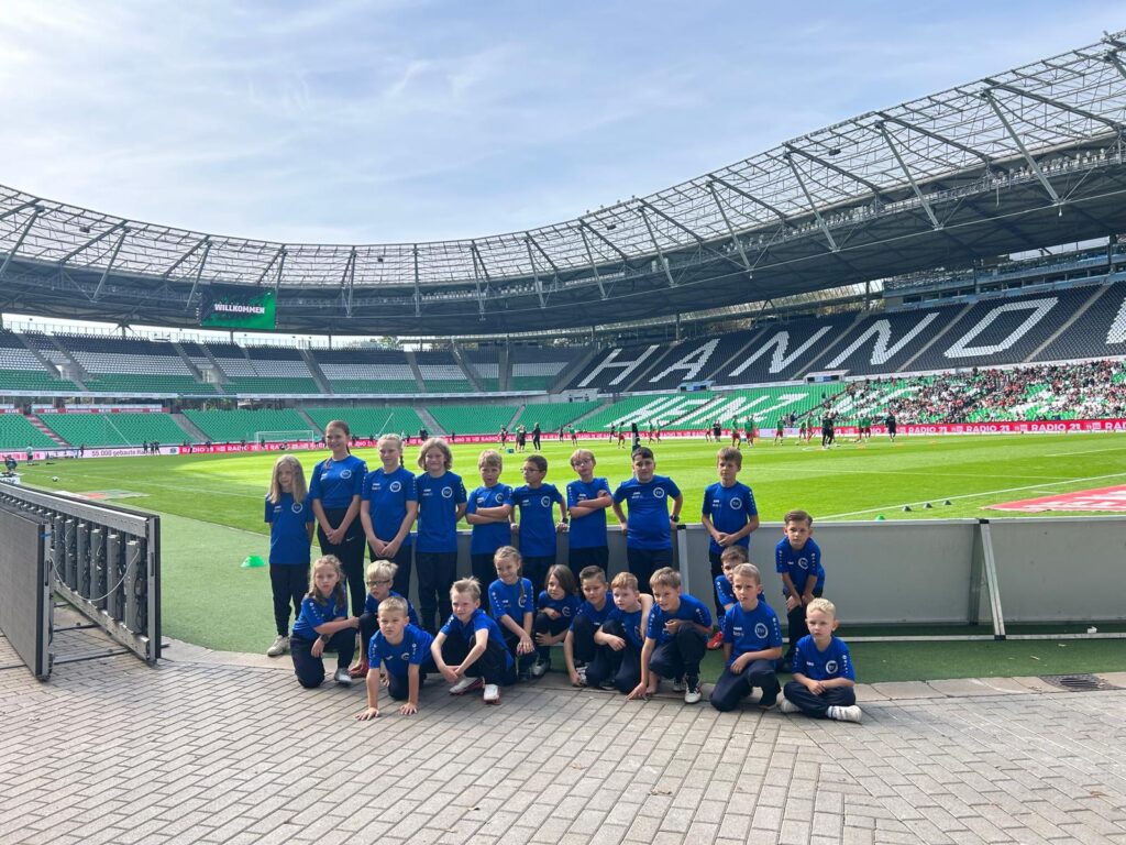 Gruppenfoto Stadion